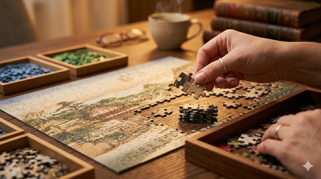 パズルを完成させた後の保管方法と、ダメージを与えない解体・収納術